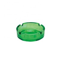 Green glass ashtray Home-style round ashtray